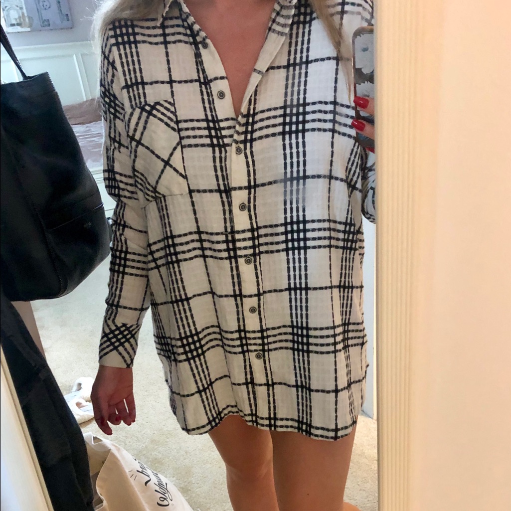 Oversized Free People Flannel